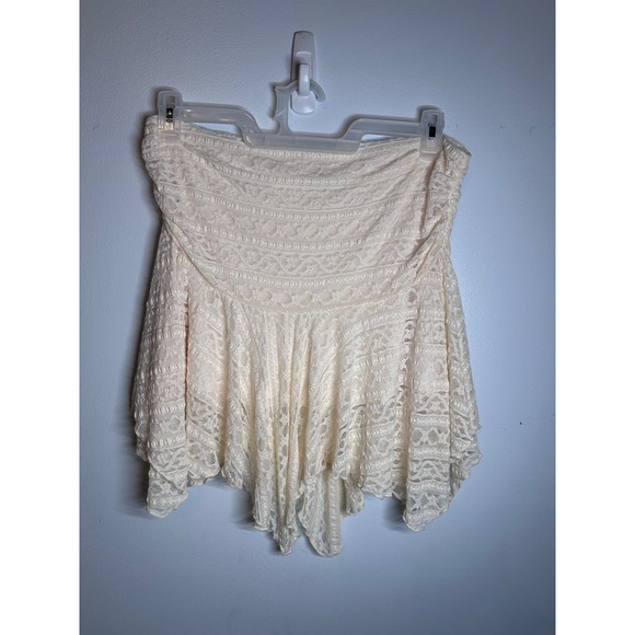 Fairycore Princess Polly Lifas Lace mini skirt cream size 12 - Picture 2 of 8